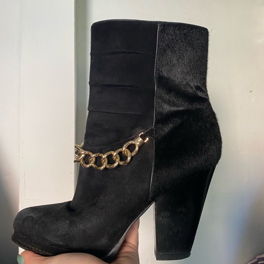 Phillip Lim Gold Chain Boots